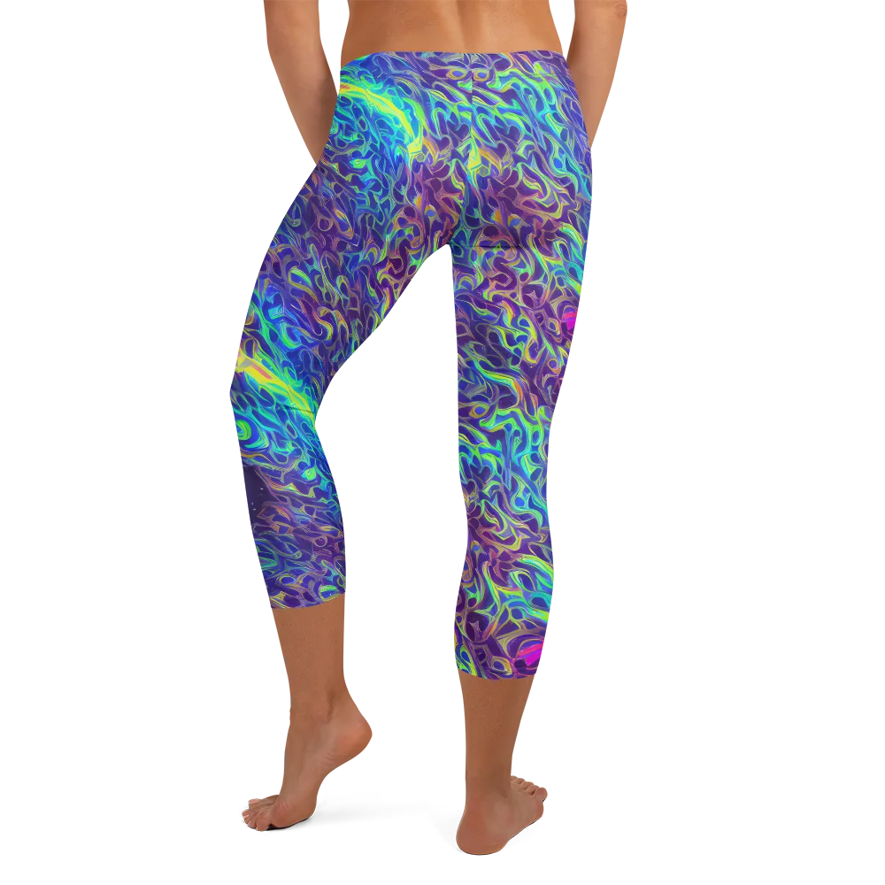 Electric Ether on Capri Leggings — Back