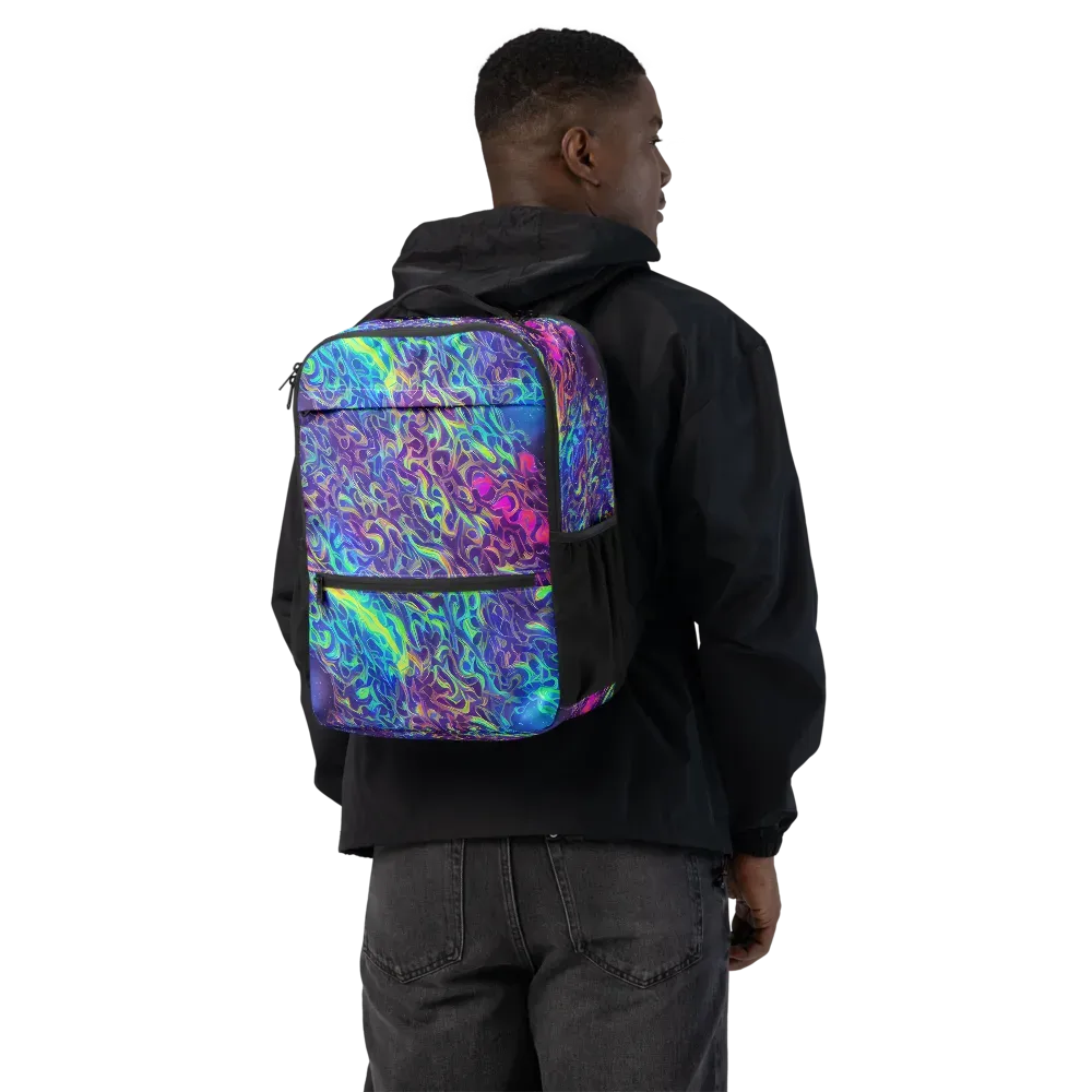 Electric Ether on Utility Backpack — Back