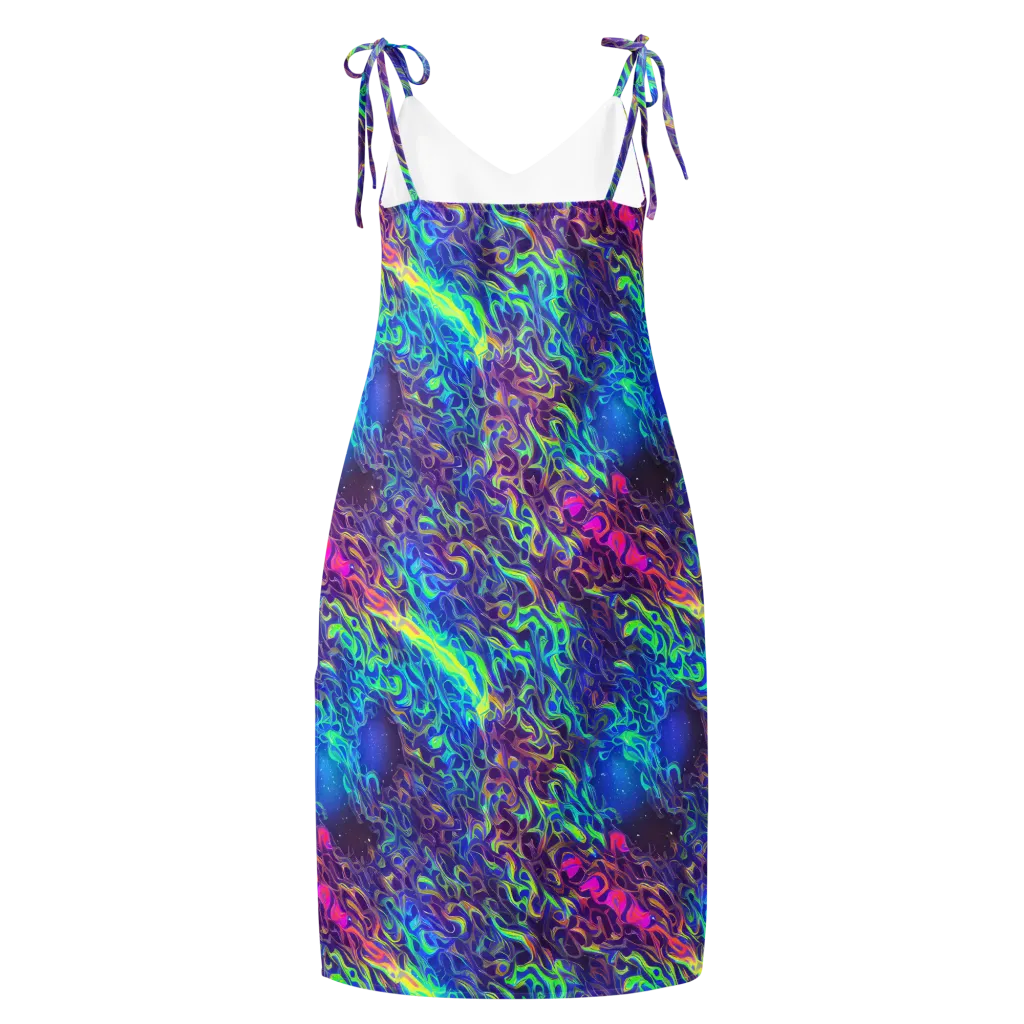 Electric Ether on Slip Dress — Back