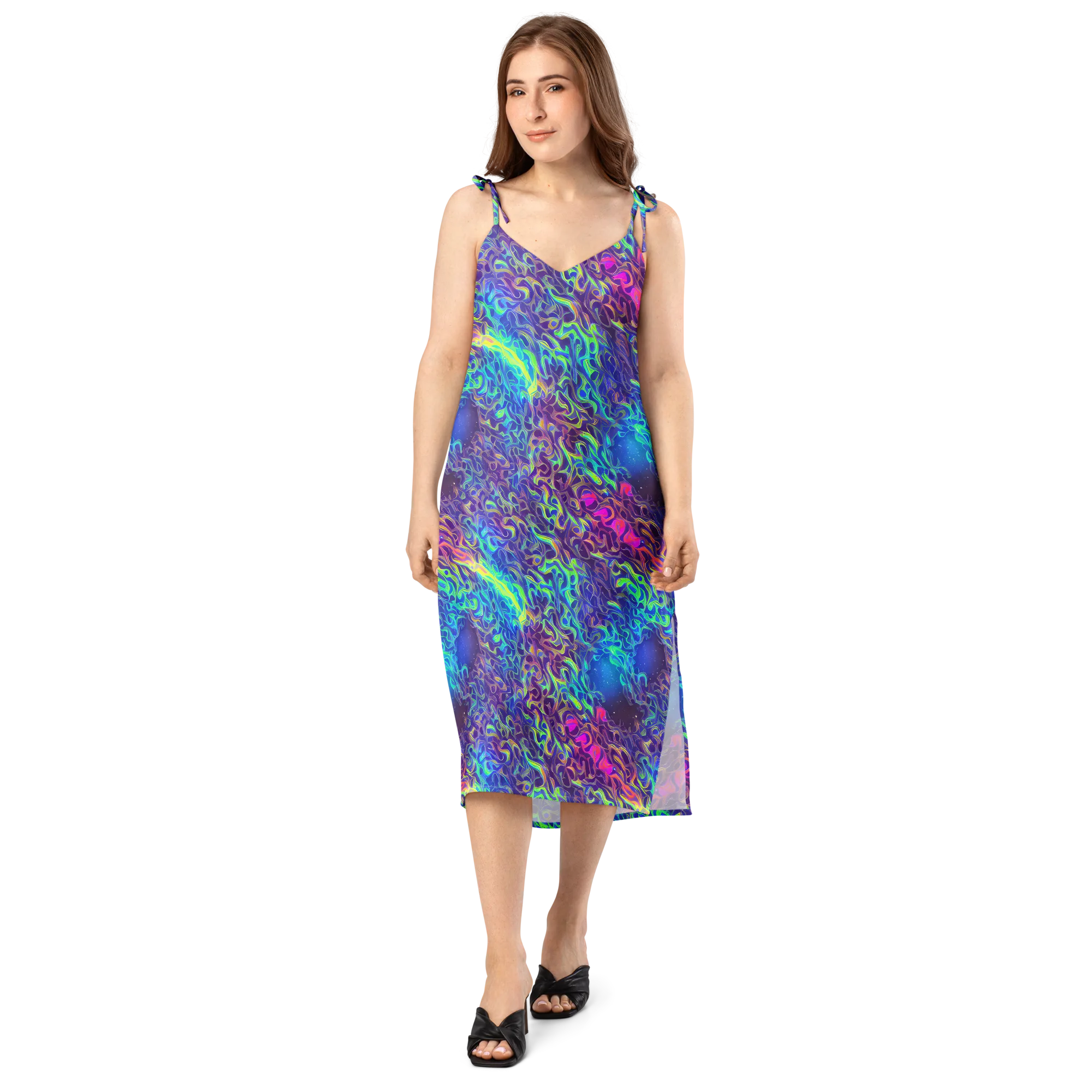 Electric Ether on Slip Dress — Front