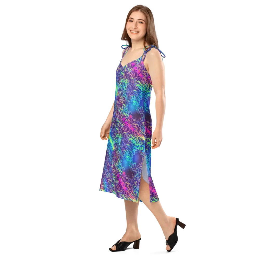 Electric Ether on Slip Dress — Left Front