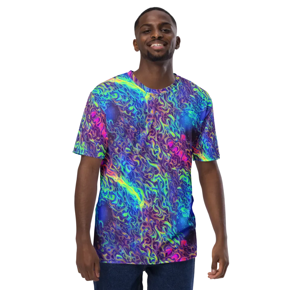 Electric Ether on Men's Crew Neck T-Shirt — Front