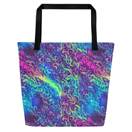 Electric Ether on a Large Tote Bag W/ Pocket
