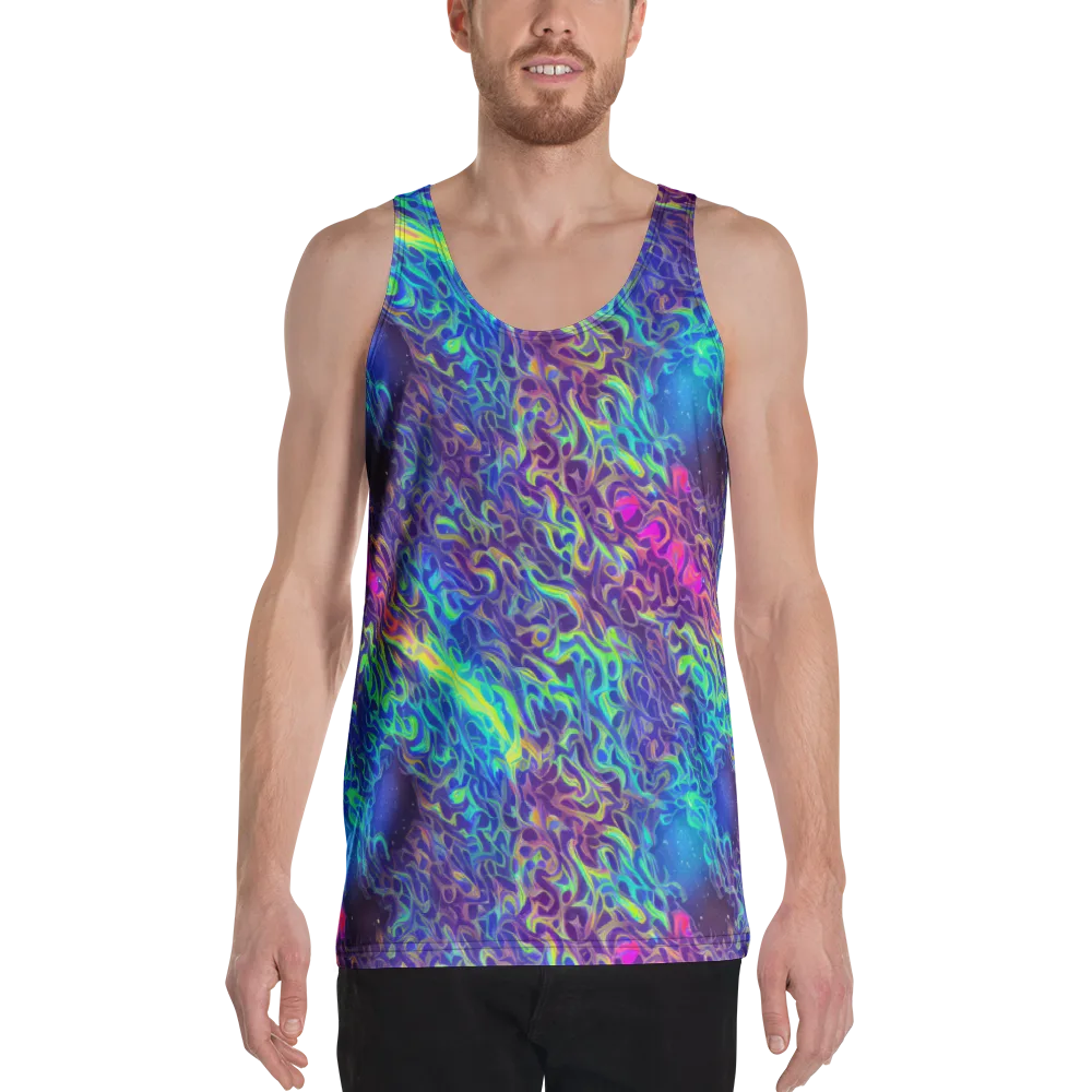 Electric Ether on Men's Tank Top — Front