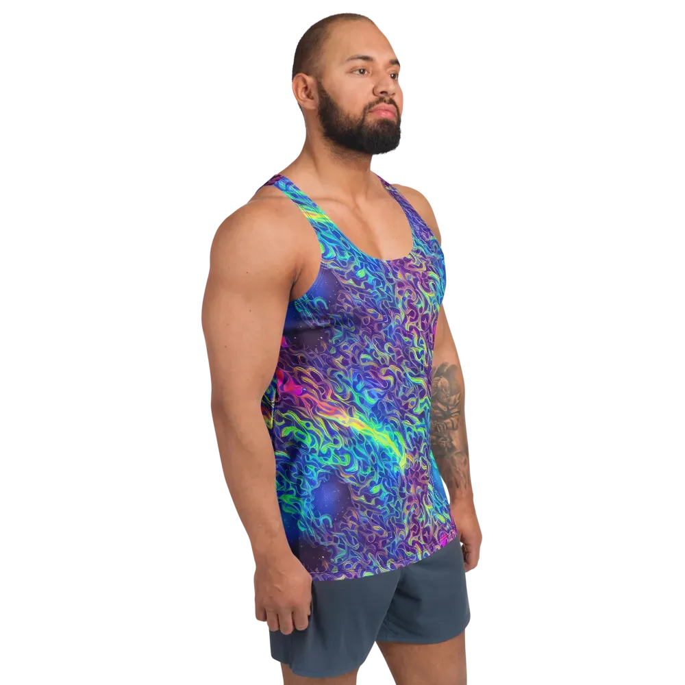 Electric Ether on Men's Tank Top — Right Front