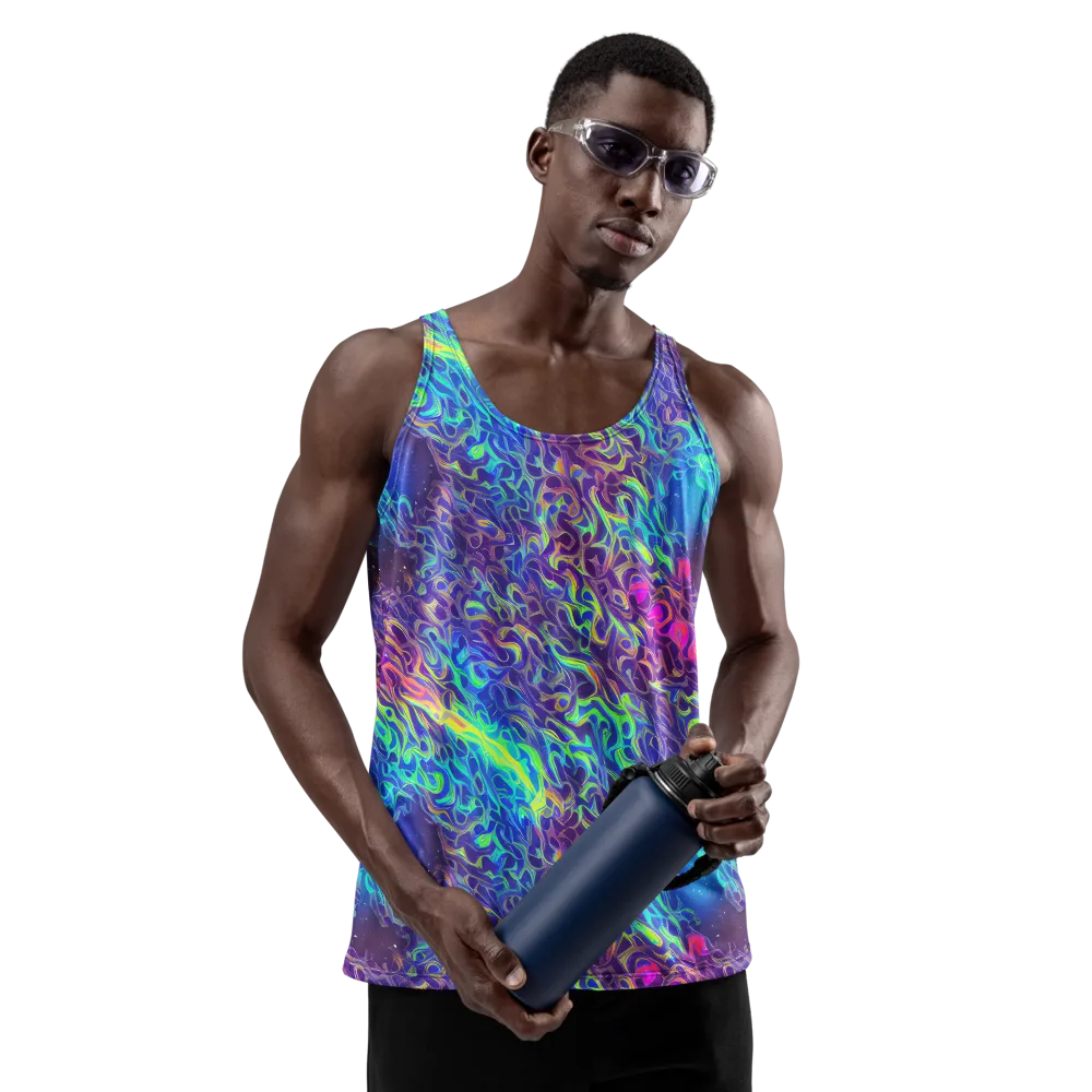Electric Ether on Men's Tank Top — Front