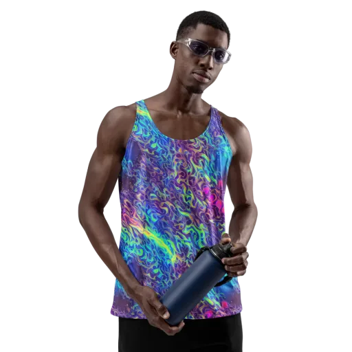 Electric Ether on a Men's Tank Top