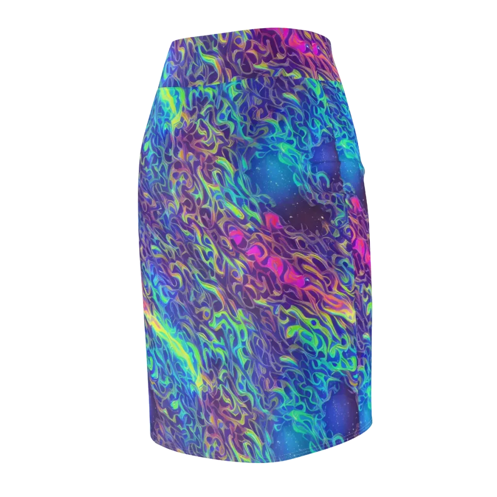 Electric Ether on Pencil Skirt — Back Side