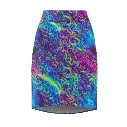 Electric Ether on a Pencil Skirt