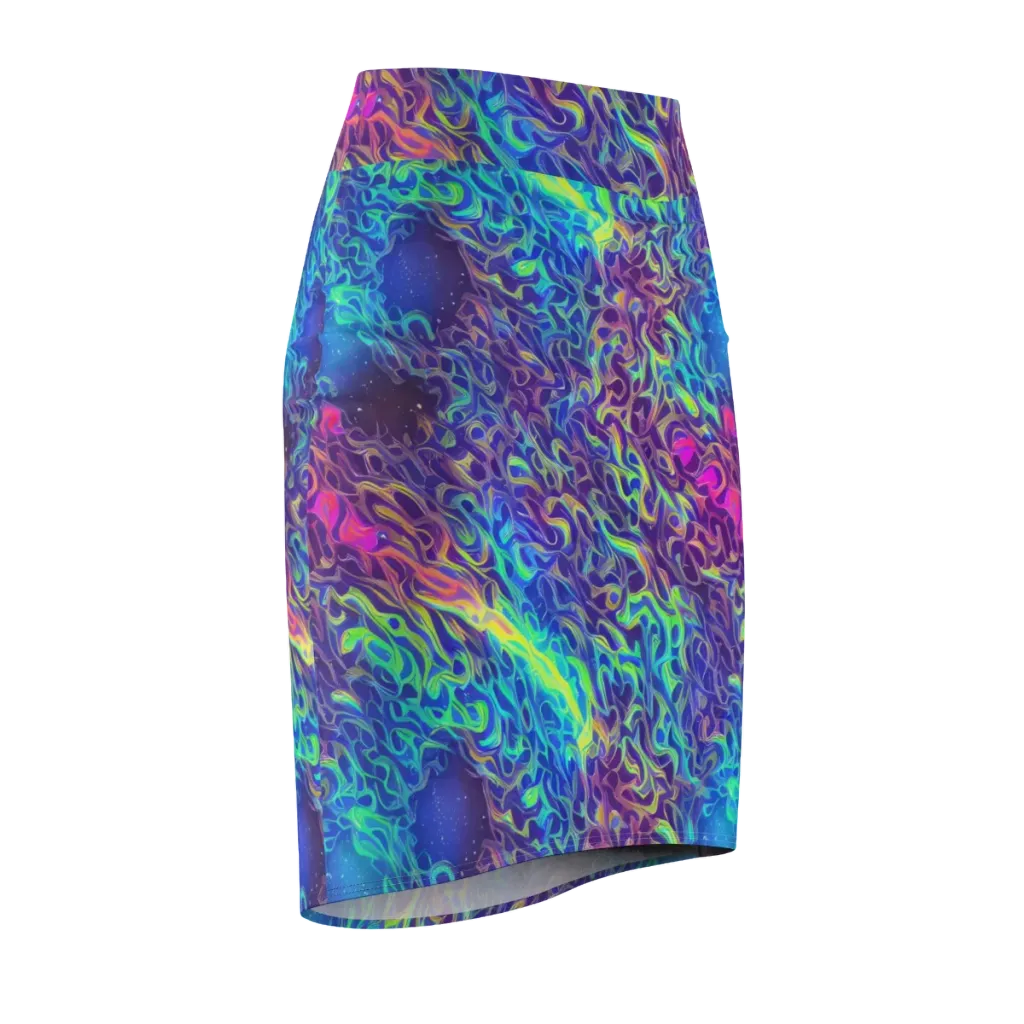 Electric Ether on Pencil Skirt — Front Side