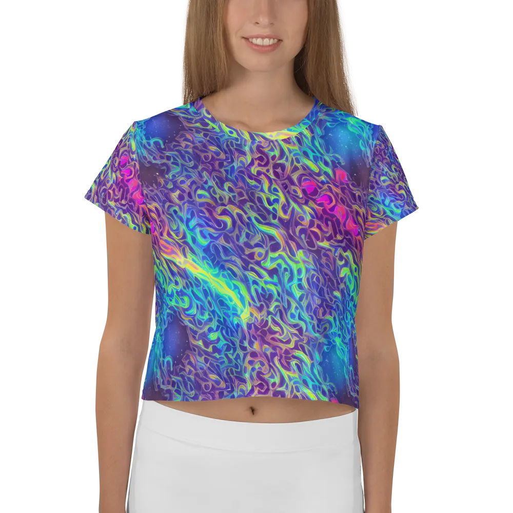 Electric Ether on Crop Tee — Front