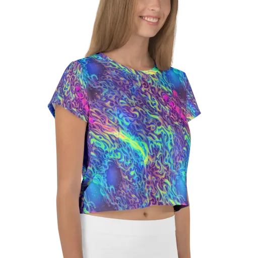 Electric Ether on a Crop Tee