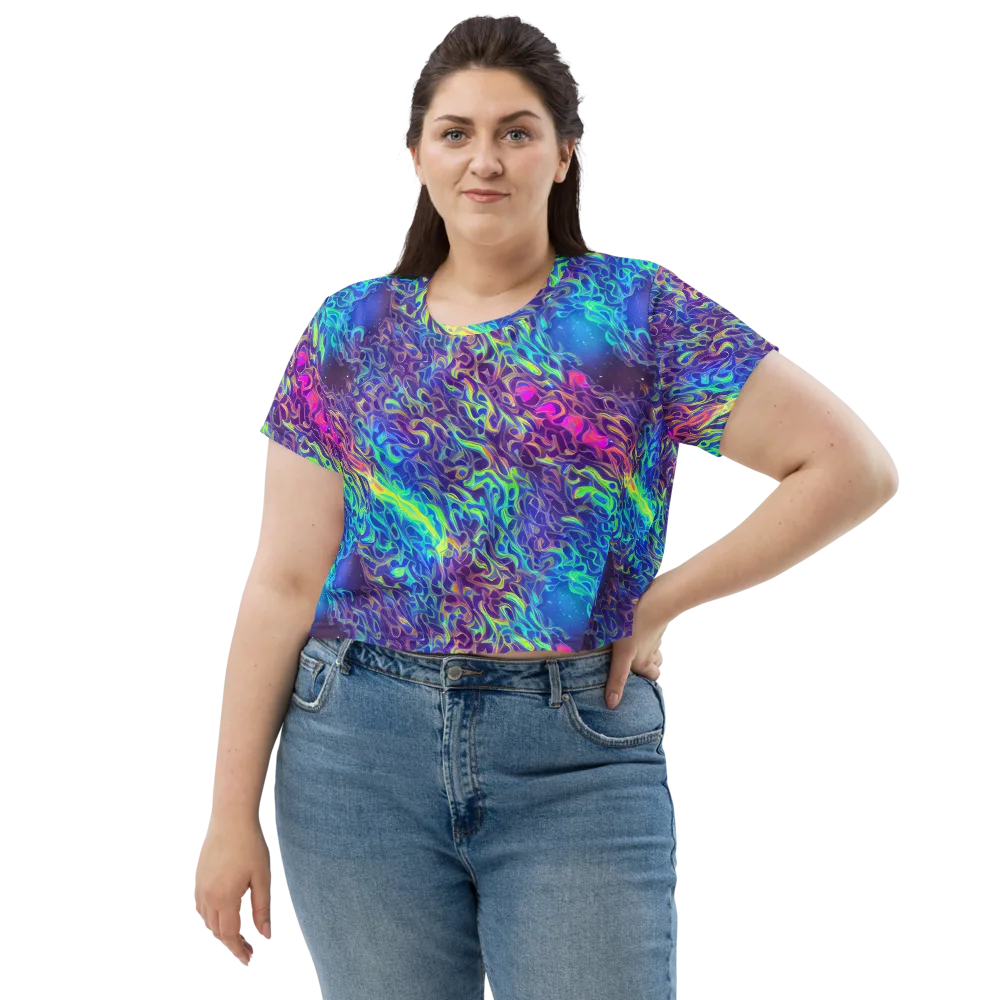 Electric Ether on Crop Tee — Front