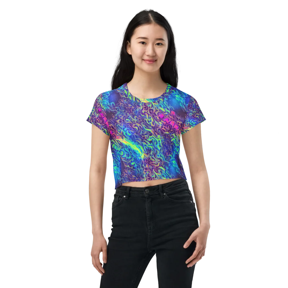 Electric Ether on Crop Tee — Front