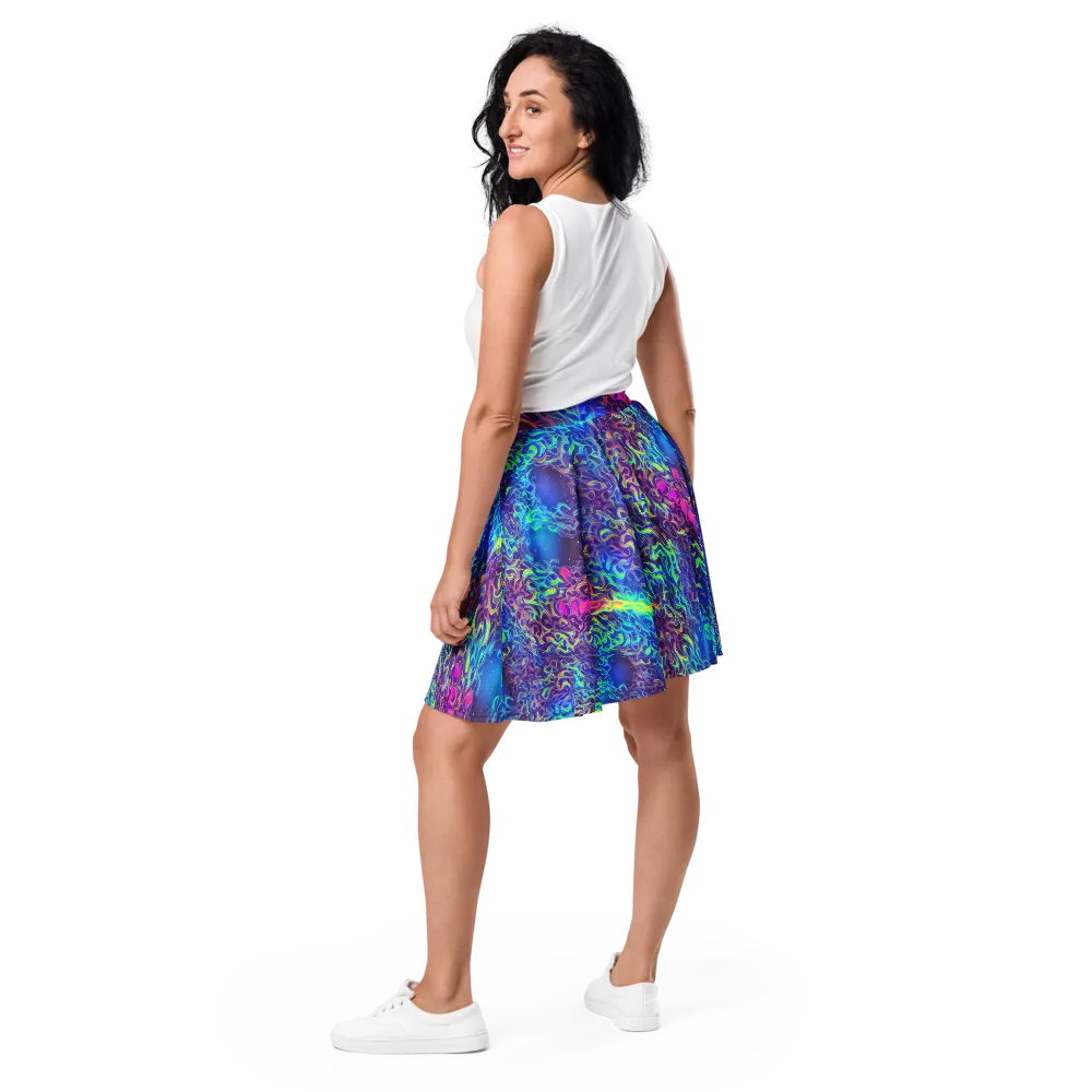 Electric Ether on Skater Skirt — Back
