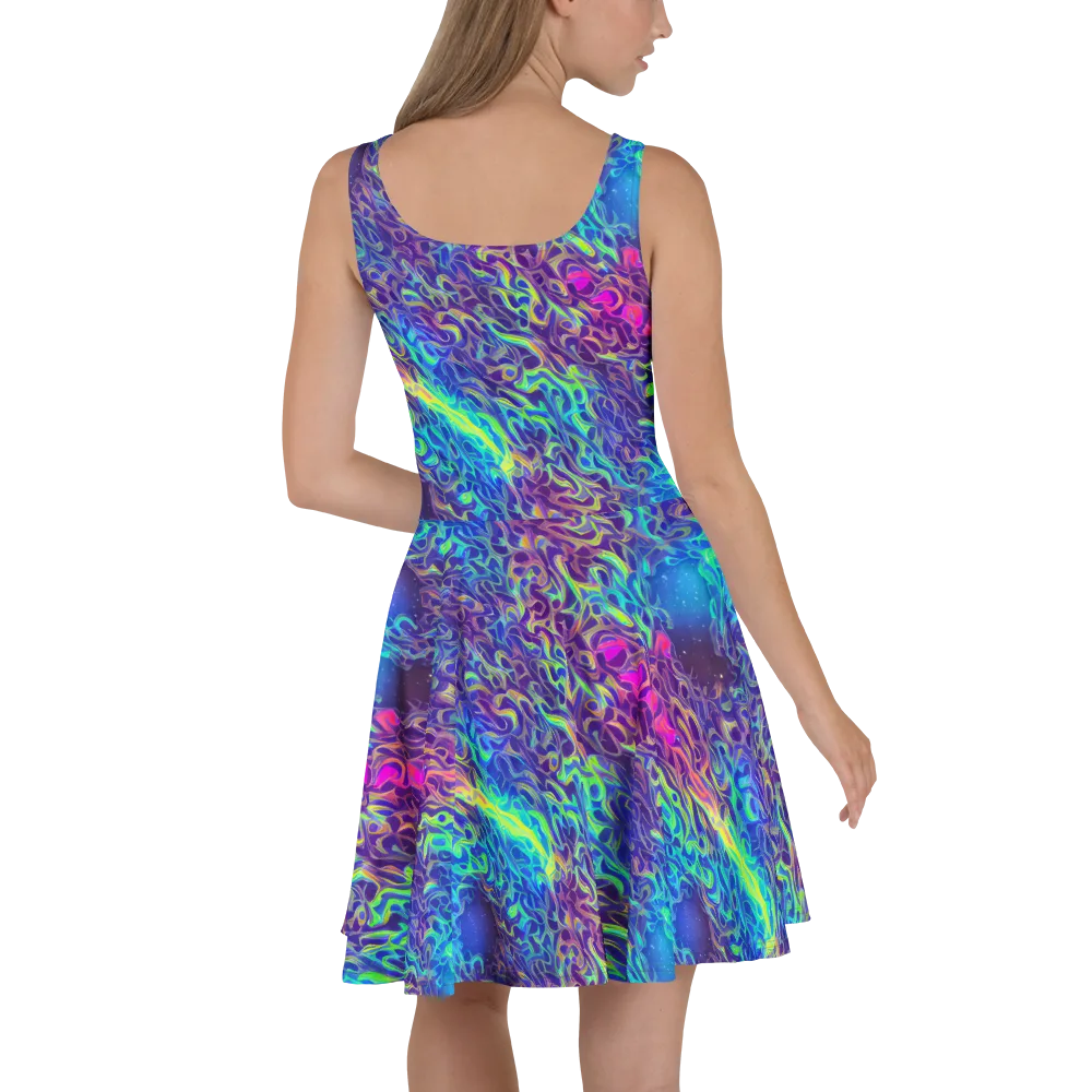 Electric Ether on Skater Dress — Back