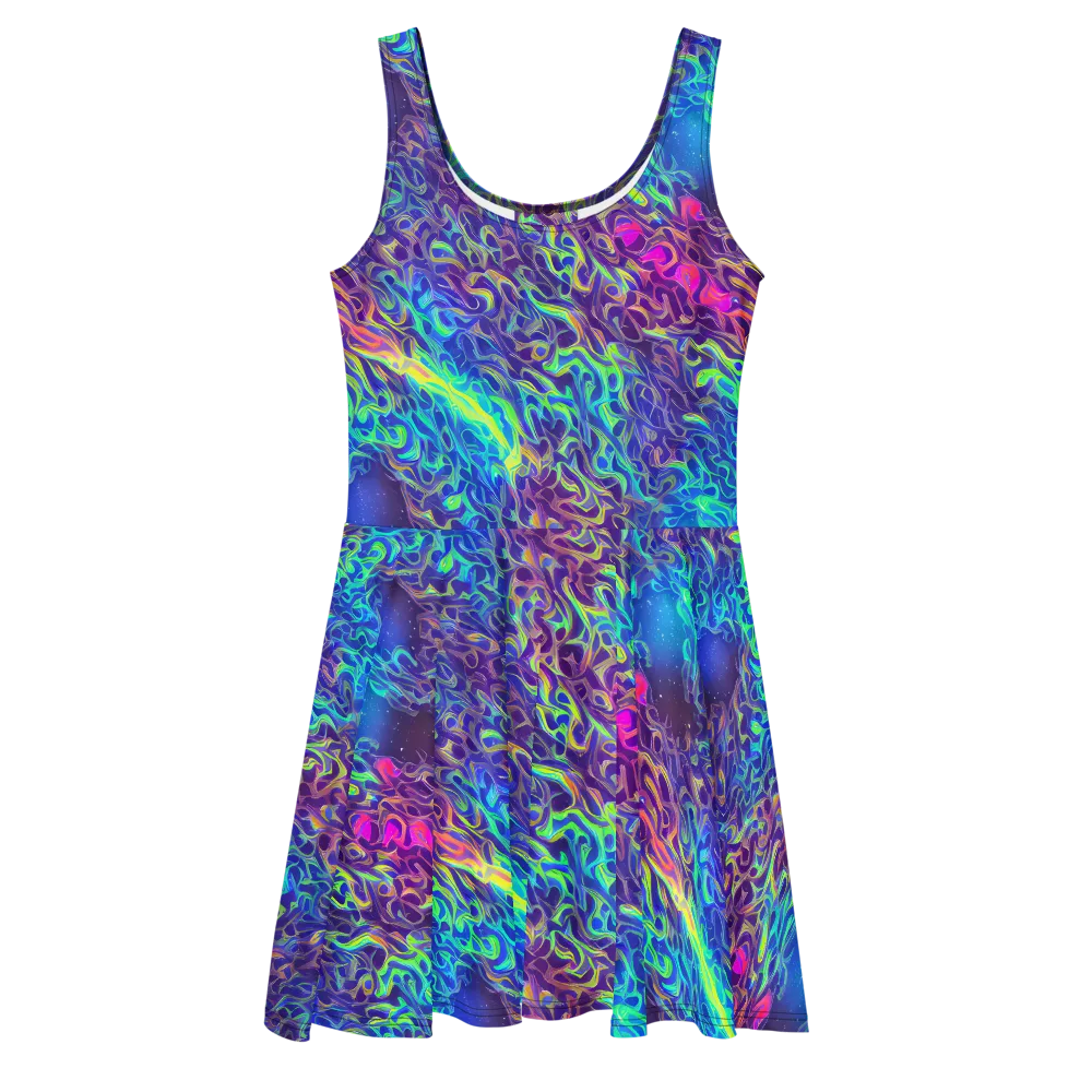 Electric Ether on Skater Dress — Front