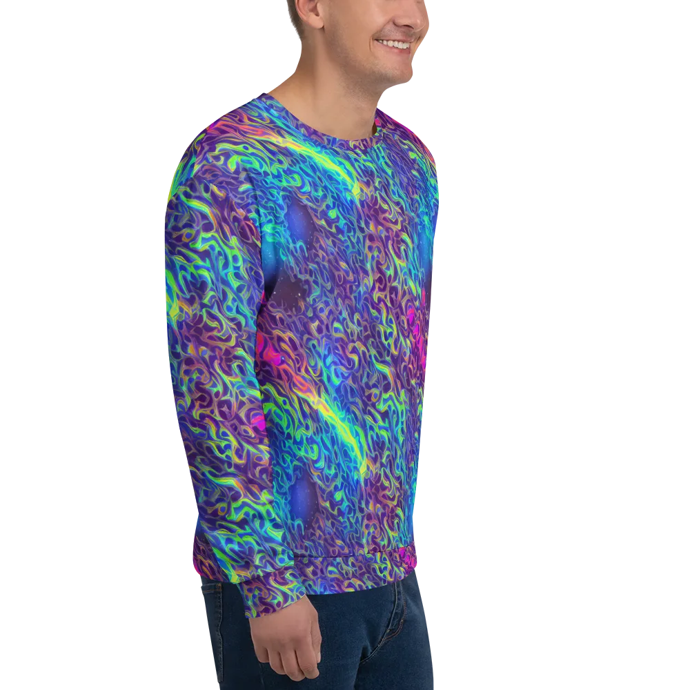 Electric Ether on Sweatshirt — Right Front