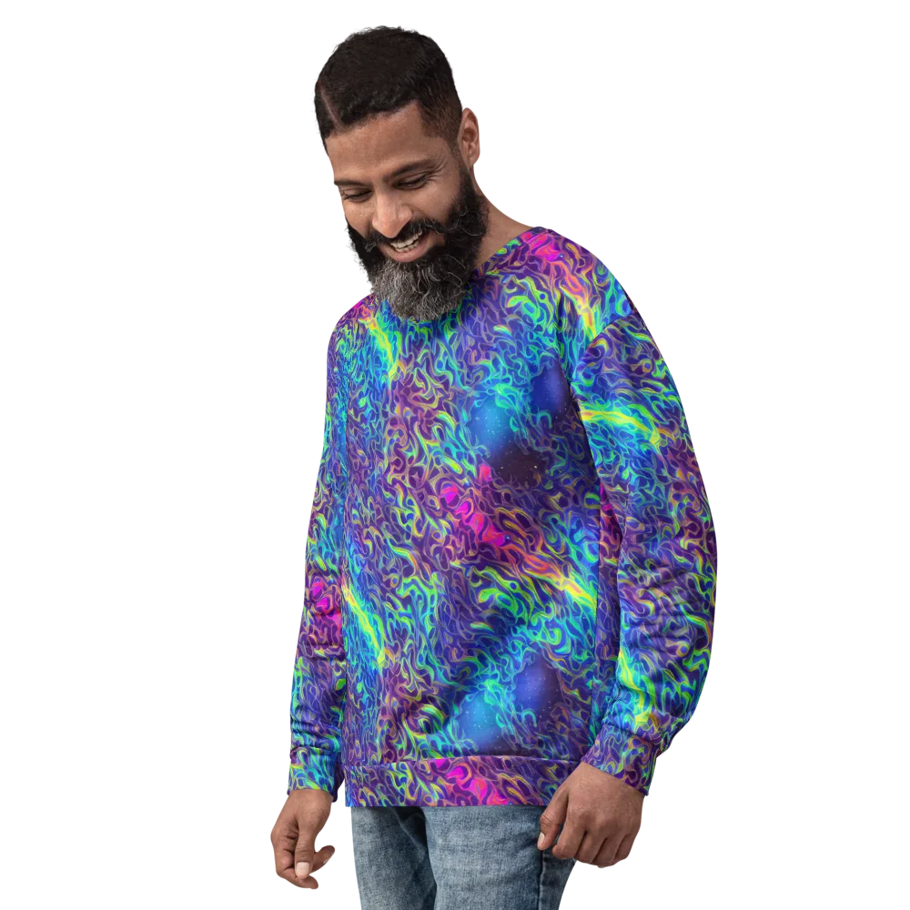 Electric Ether on Sweatshirt — Left Front