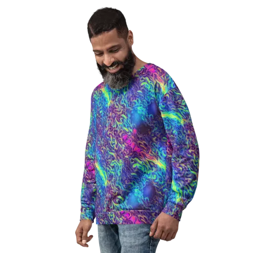 Electric Ether on a Sweatshirt
