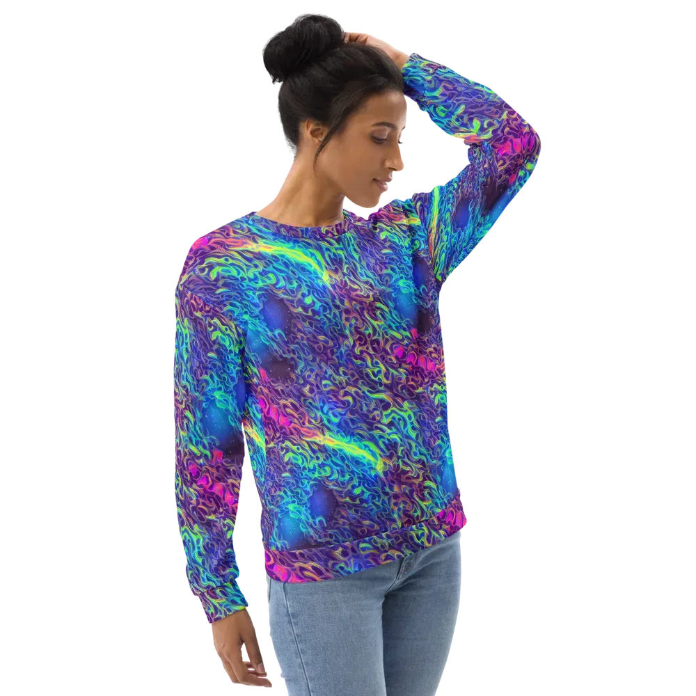 Electric Ether on Sweatshirt — Right Front