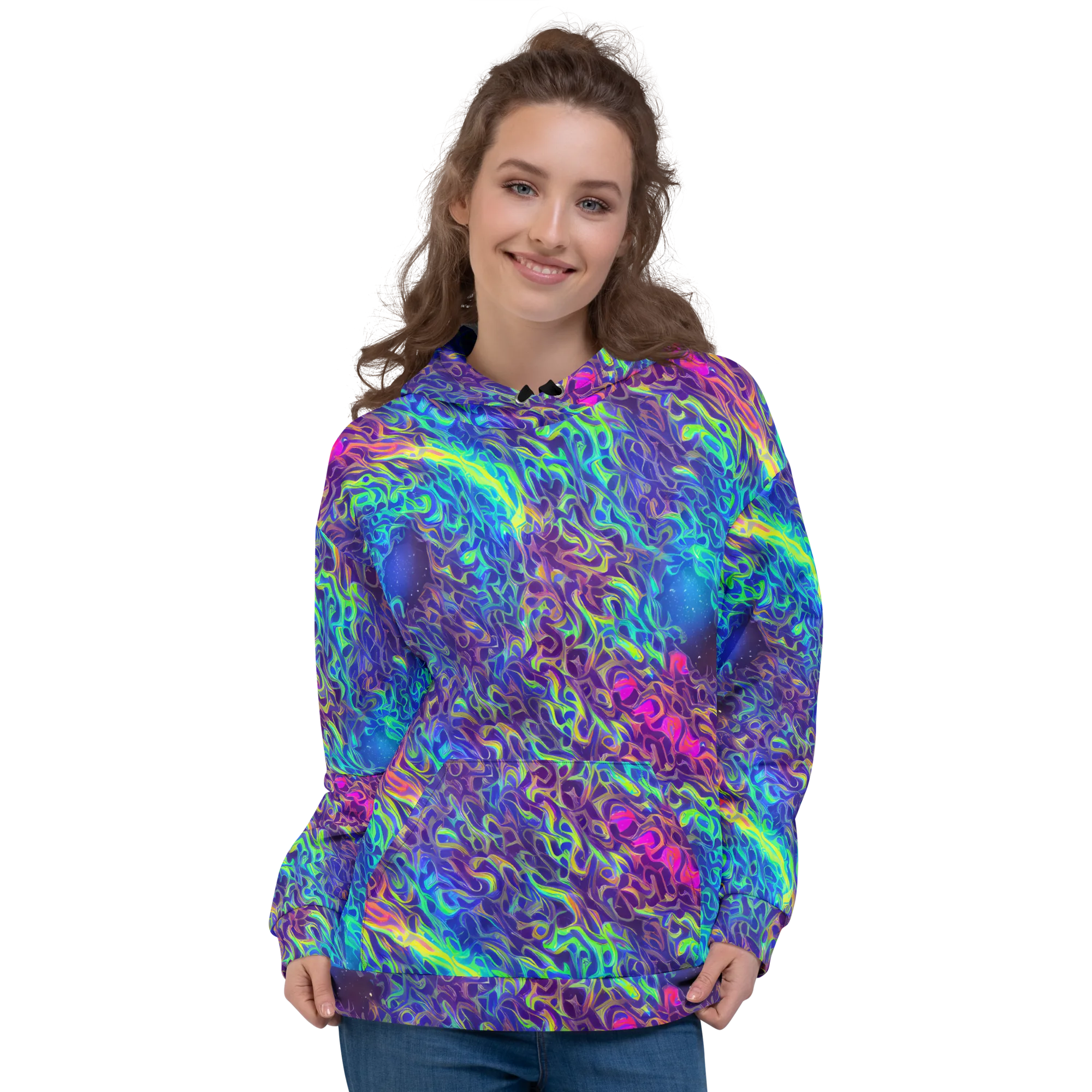 Electric Ether on Hoodie — Front