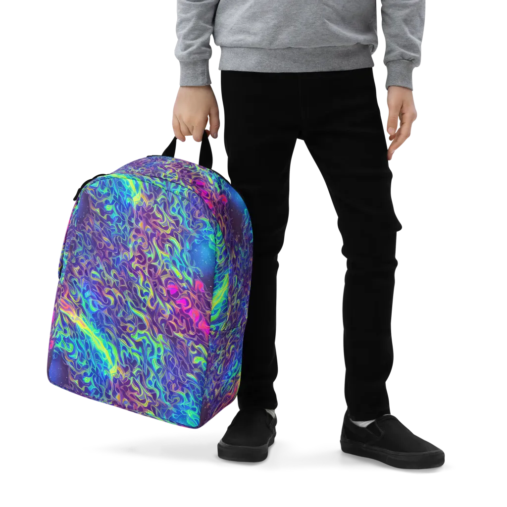 Electric Ether on Minimalist Backpack — Zoomed-in