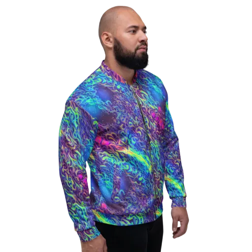 Electric Ether on a Bomber Jacket