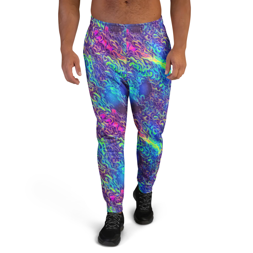 Electric Ether on Men's Joggers — Front