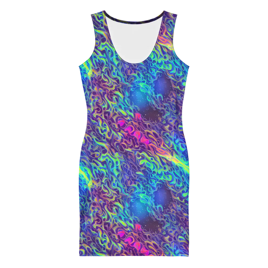 Electric Ether on Bodycon Dress — Front