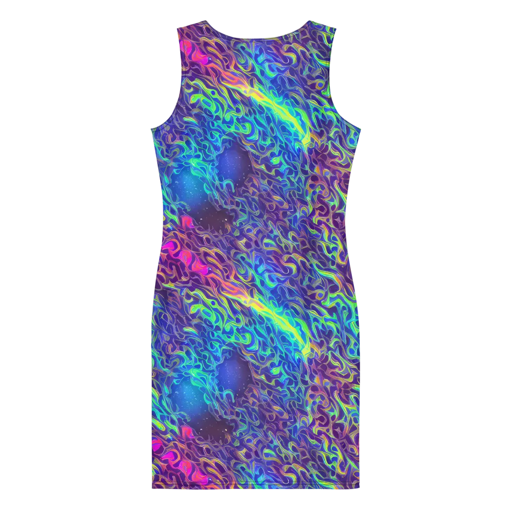 Electric Ether on Bodycon Dress — Back