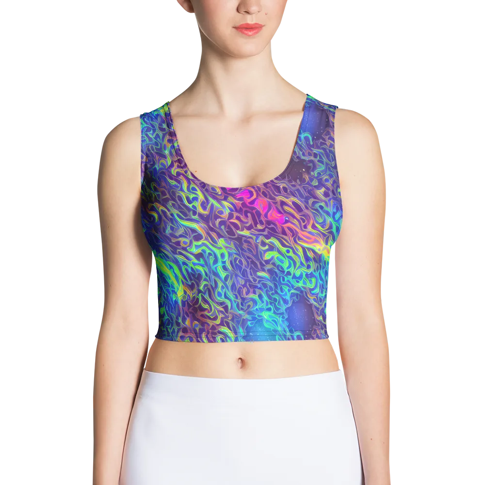 Electric Ether on Crop Top — Front