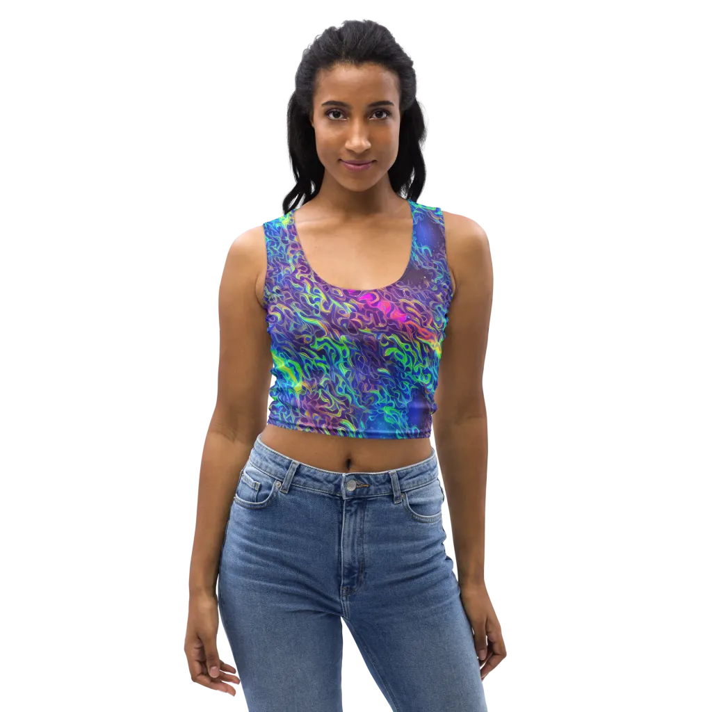 Electric Ether on Crop Top — Front