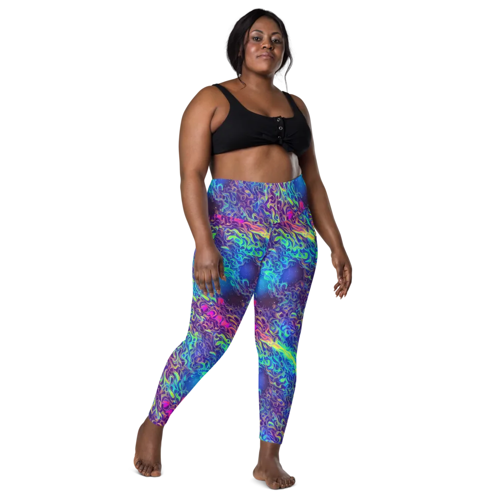 Electric Ether on Leggings with Pockets — Front