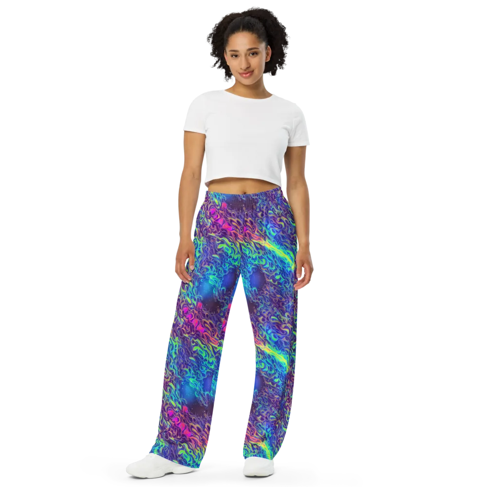 Electric Ether on Wide-Leg Pants — Front