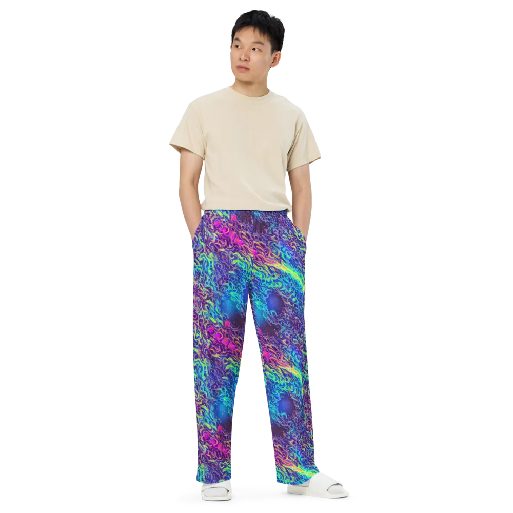 Electric Ether on Wide-Leg Pants — Front