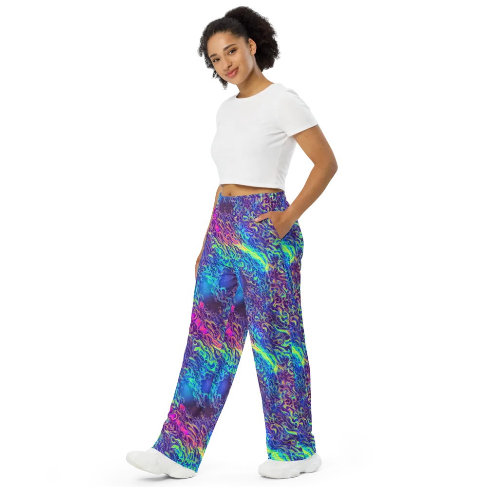 Electric Ether on Wide-Leg Pants — Left Front