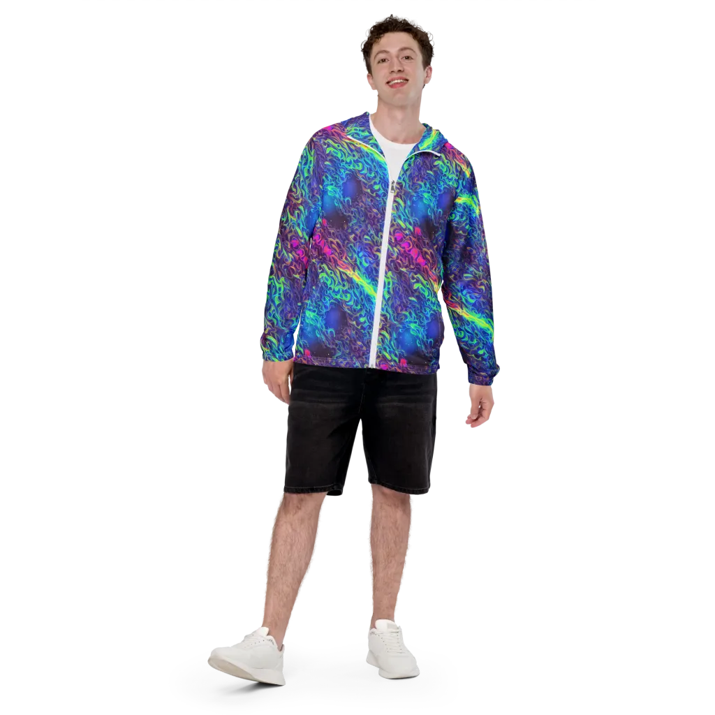 Electric Ether on Men's Windbreaker — Front