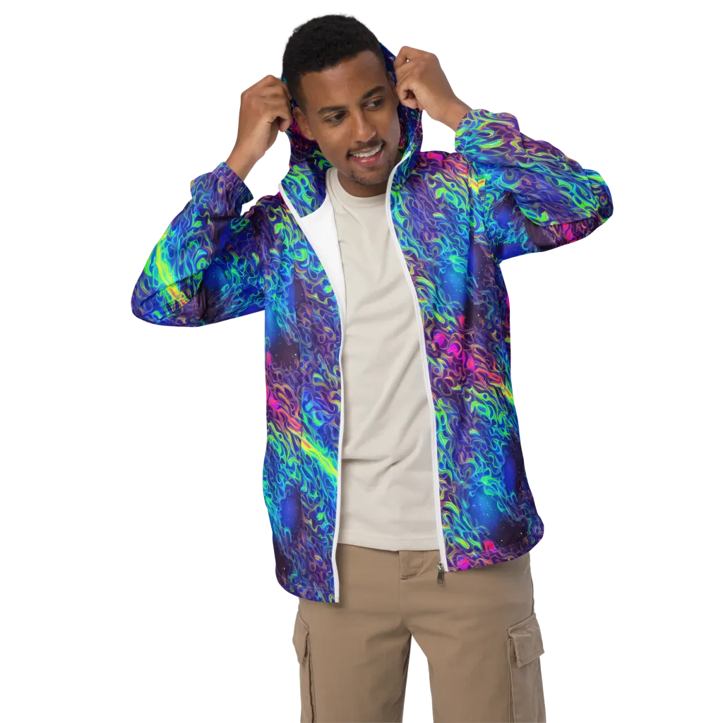 Electric Ether on Men's Windbreaker — Front