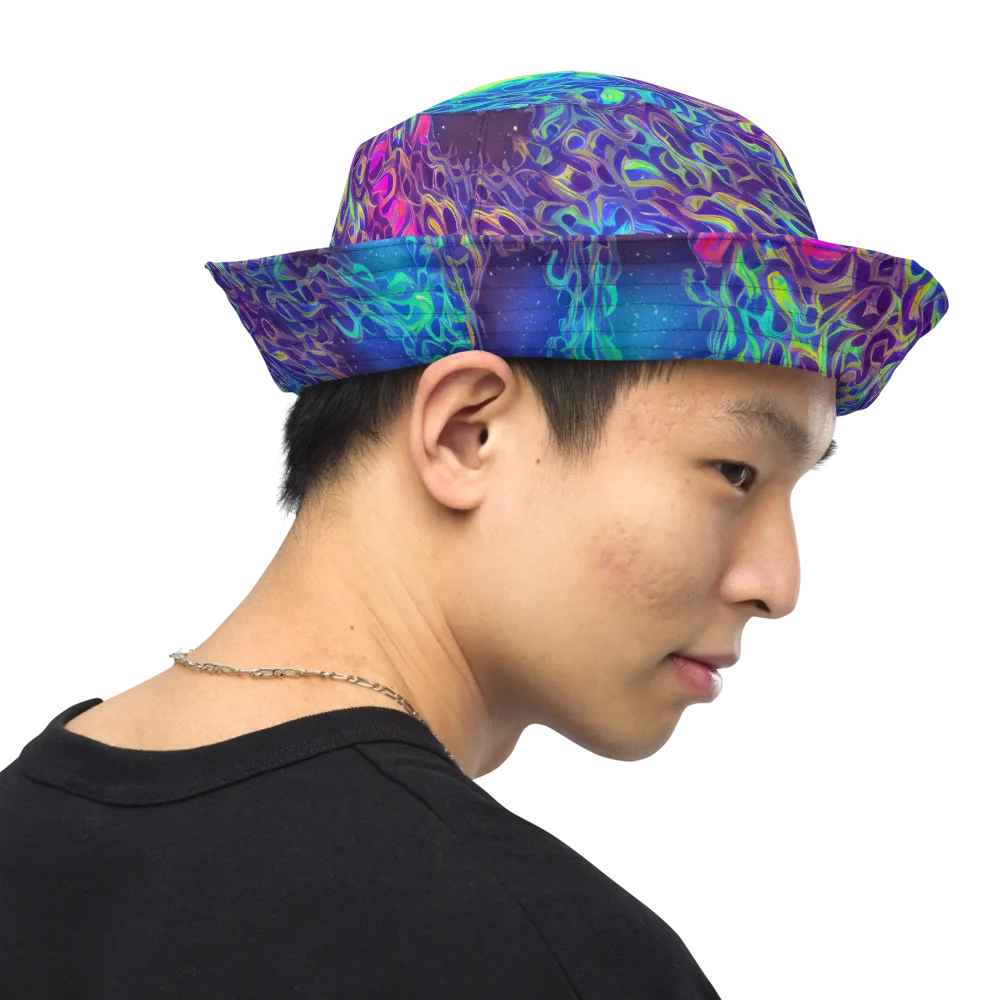 Electric Ether on Reversible Bucket Hat — Right Outside