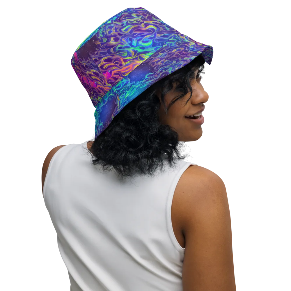 Electric Ether on Reversible Bucket Hat — Right Outside