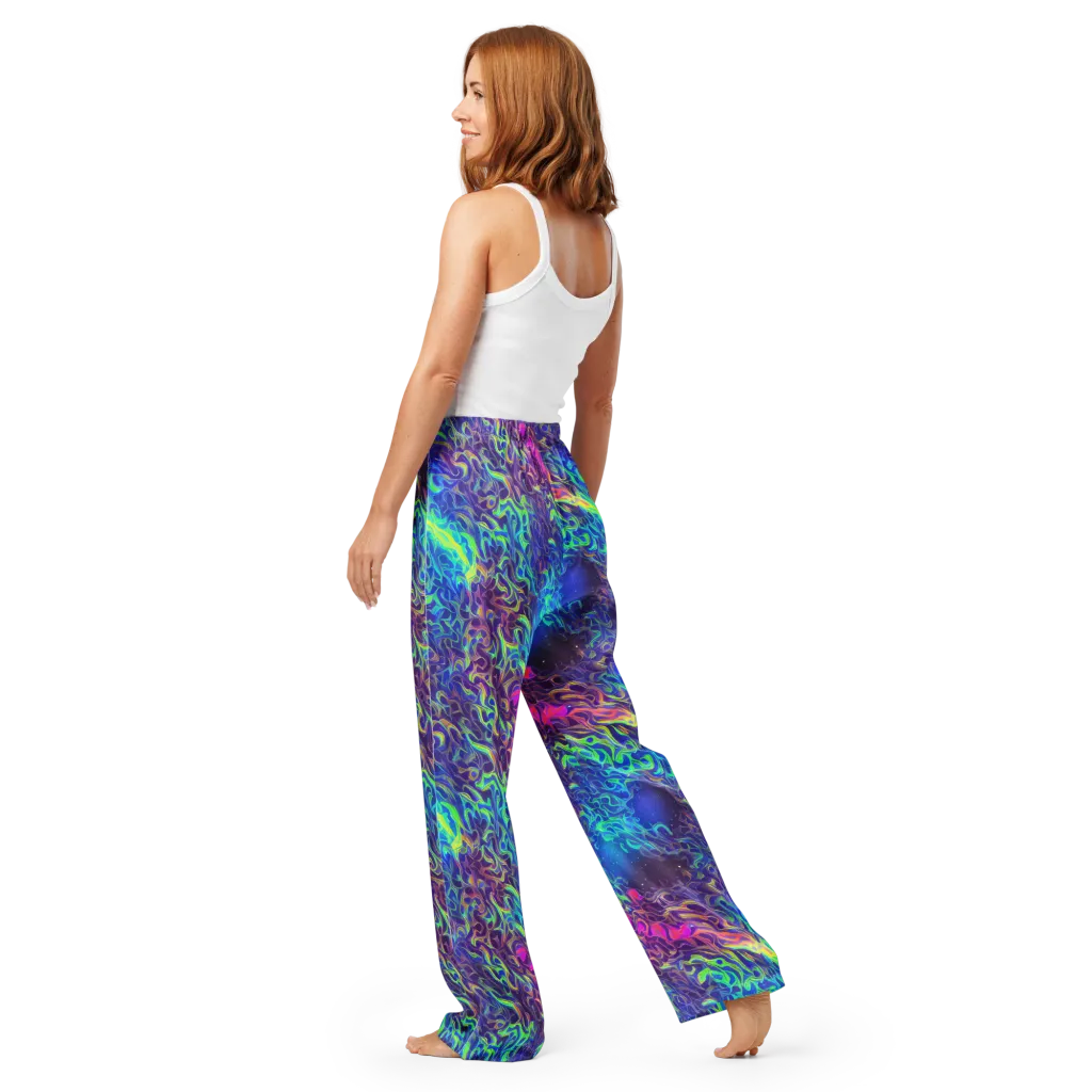 Electric Ether on Women's Pajama Pants — Back