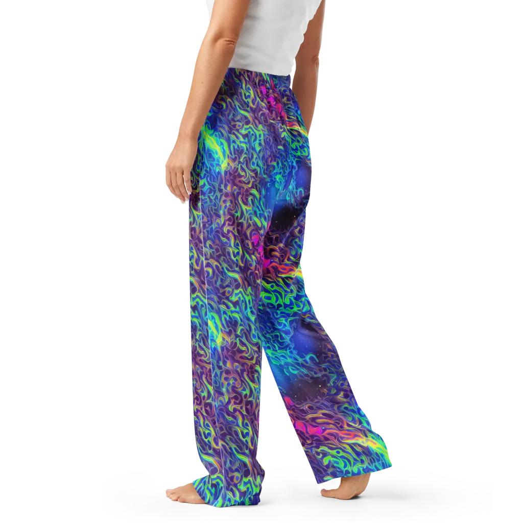 Electric Ether on Women's Pajama Pants — Left