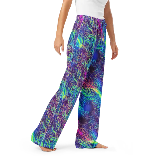 Electric Ether on a Women's Pajama Pants