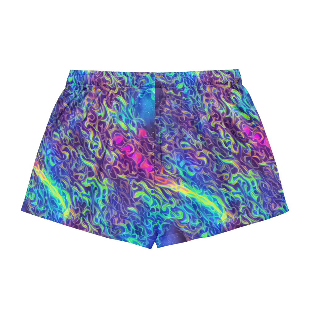Electric Ether on Women's Pajama Shorts — Back