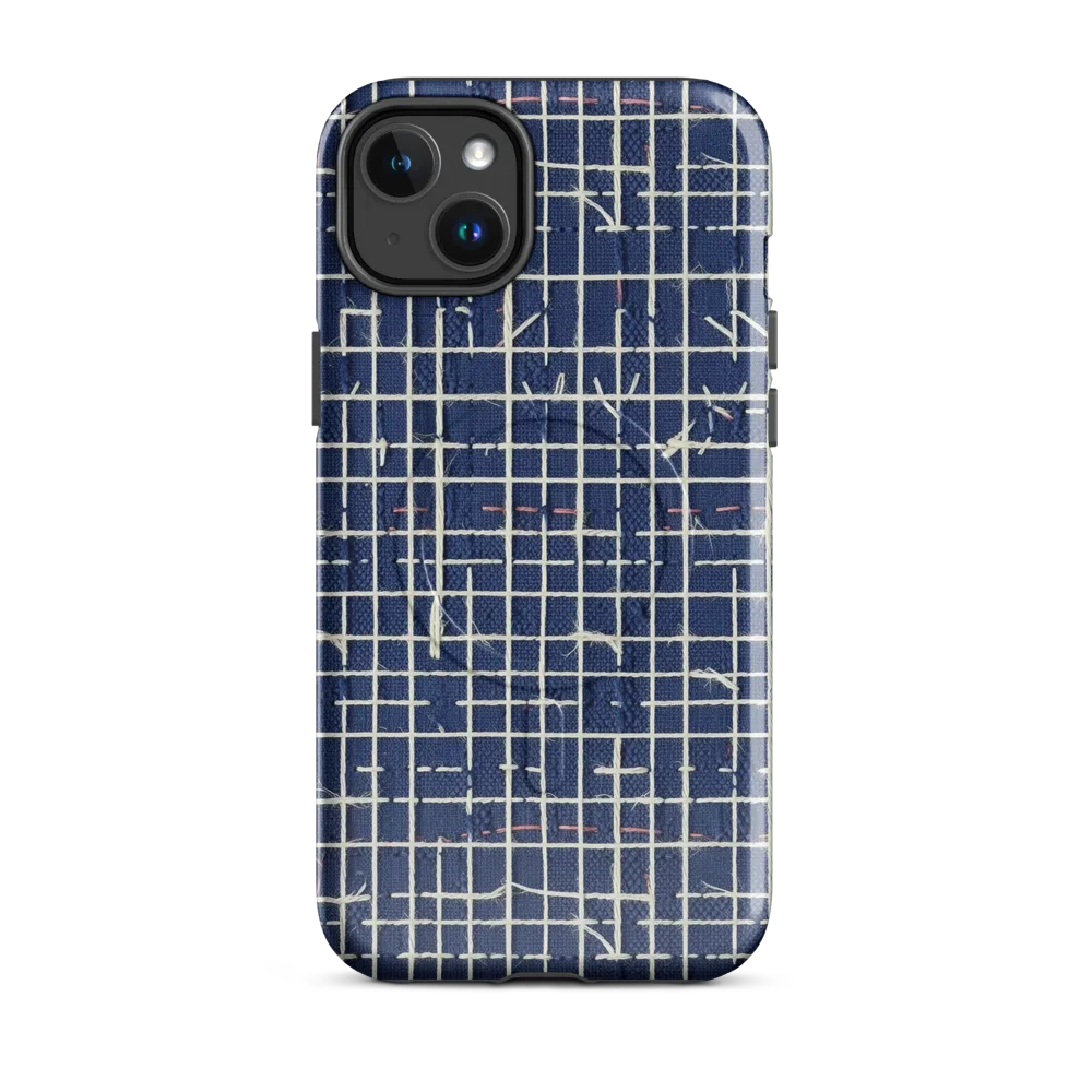Indigo Threadwork on MagSafe Tough Case for iPhone® — Front