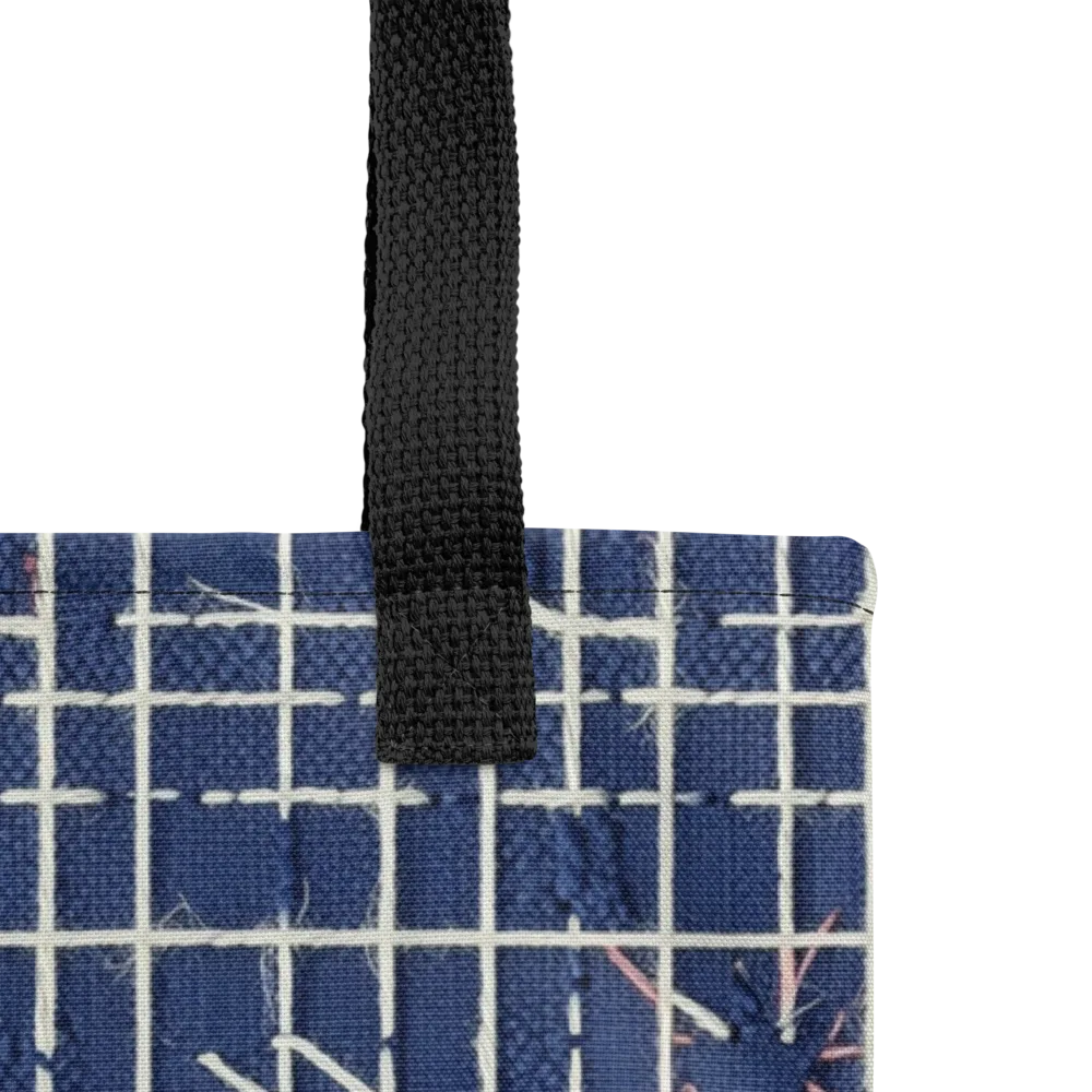 Indigo Threadwork on Tote Bag — Product details