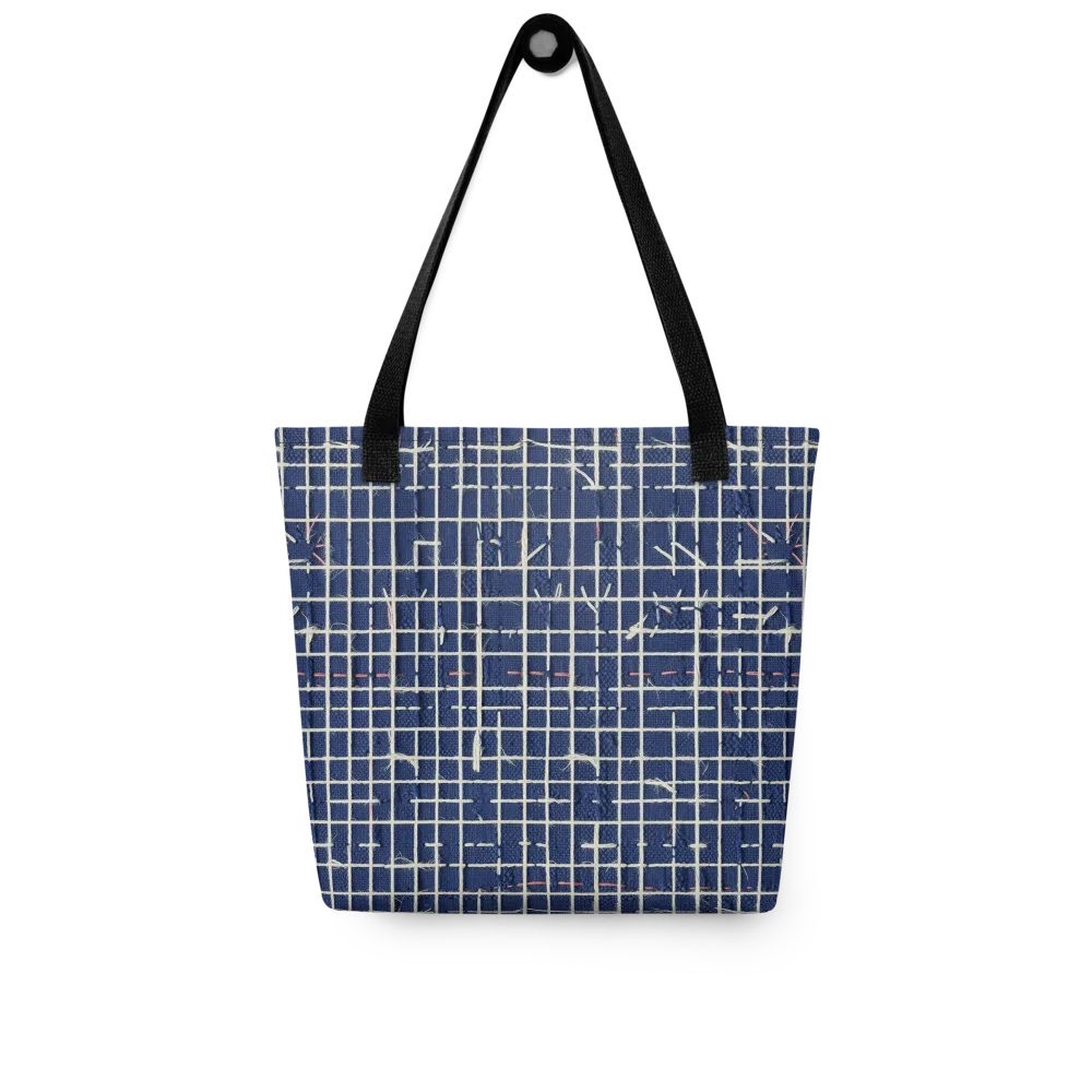 Indigo Threadwork on Tote Bag — Front
