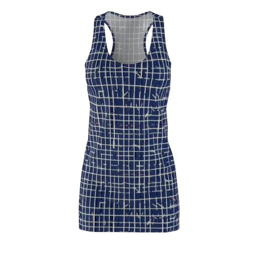 Indigo Threadwork on a Racerback Dress