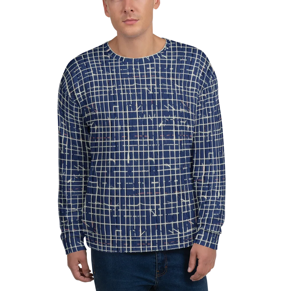 Indigo Threadwork on Sweatshirt — Front